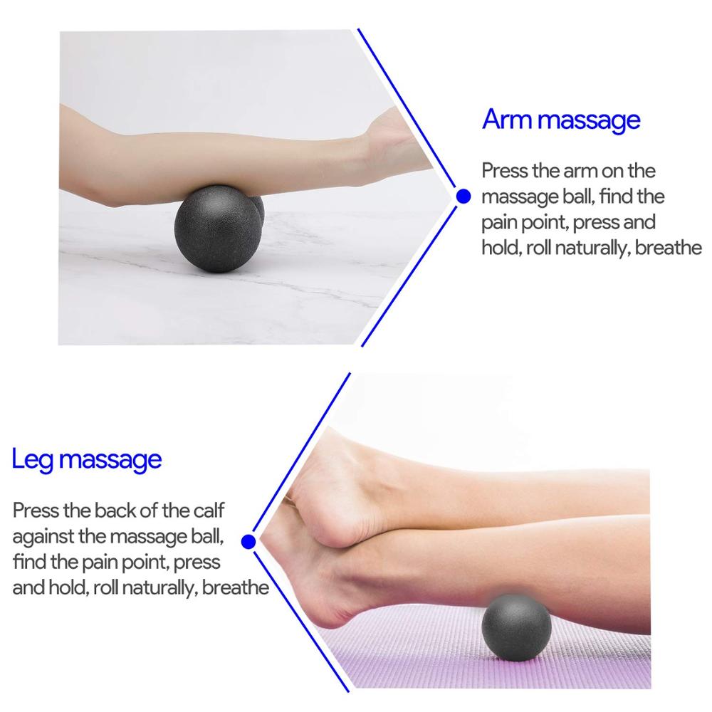 Набор массажных шариков с арахисом, мяч для лакросса, EPP, фасциальная терапия, мышечный шарик для миофасциального расслабления мышц, расслабляющий массаж акупунктурных точек