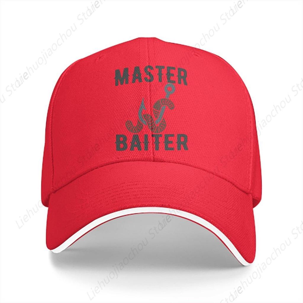 Master Baiter Funny FisherUnisex Classic Baseball Cap Unisex Hats Visor Protection Snapback Gifts Caps