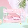 Creative Doll Double Bed Sheet Pillow Bunk Bed Toy Play House Accessories