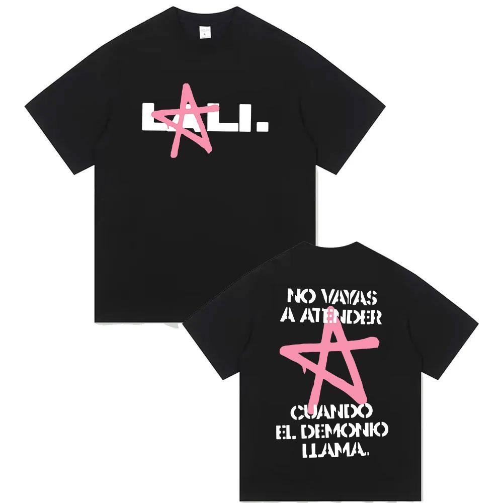 Lali Esposito Tour 2025 Summer Pink Graphic 100pure Cotton Printed Tshirt Men Women Clothing Aesthetic Fashion Retro Oversized