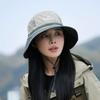Outdoor sunscreen bucket hat women's camping basin hat breathable summer thin quick-drying mountaineering hat cycling sun hat men