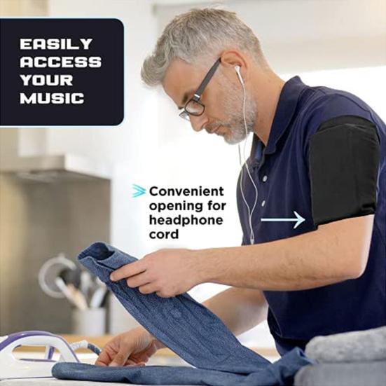 Универсальный спортивный браслет-контейнер для мобильного телефона, мягкий, высокоэластичный, ультра-легкий, однотонный, нарукавная повязка для тренировок, рукав