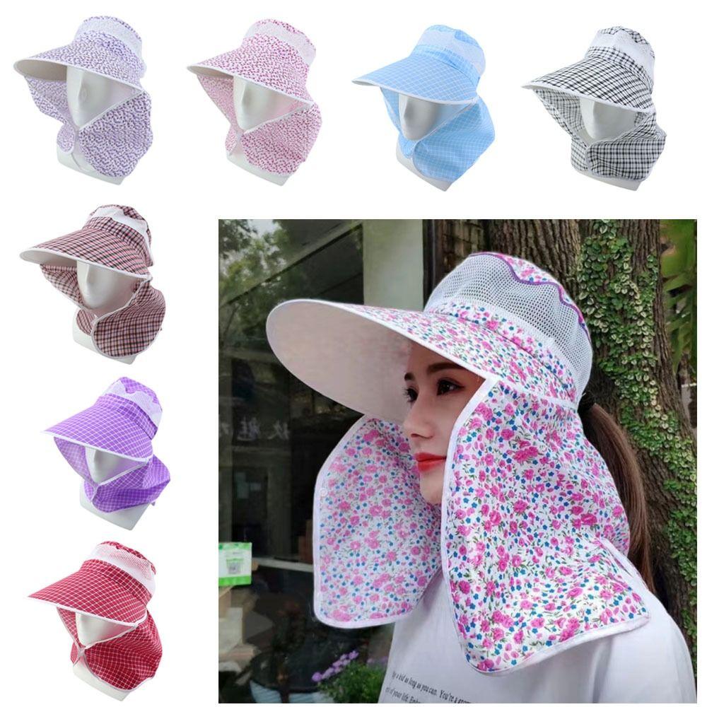 Face And Neck Protect Sun Hat Ear Flap Sunscreen Cap Summer Women Hats  Fishing Hunting Hiking