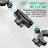 Двойной зажим-краб Крепление на руль для GoPro Insta360 One X2 X3 Аксессуар для спортивной камеры Совместимо с мотоциклом, велосипедом