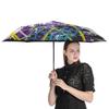 1 Pack Automatic Umbrella Featuring Waterproof Fabric And Durable Ribs For Travel Comfort In Graffiti Inspired Look