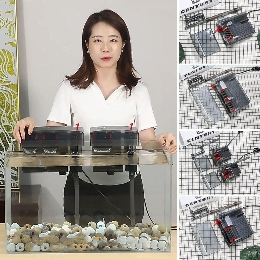 Фильтр для аквариума 3 в 1, настенный циркуляционный очиститель воды, коробка-водопадный фильтр для дома