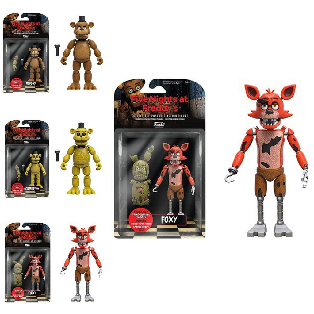 Fnaf Пять Ночей с Фредди Фигурка на шарнирах Золотой Фредди Для Детей