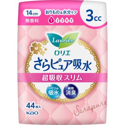 Laurier Sara Pure Absorbent Super Absorbent Slim 3cc Scent Free 44 sheet Легкое недержание Пожалуйста, замените его по мере необходимости. Сара Пьюр