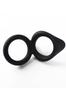 Double Cockring Black Silicone Ws Nv508 B