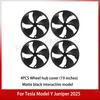 4PCS Hub Cap For Tesla Model Y Juniper 2025+ Car Replacement Wheel Cap 19 Inch Performance Automobile Hubcap Cover Accessories