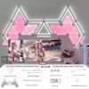 Умная RGB панель со светом созвездий: 3D Цветовая лампа, реагирующая на звук, для киберспорта, атмосферы стены или спальни.