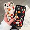 Для iPhone 16 15 Pro Max Redmi Note 13 12 Pro Samsung S25 S24 S23 A15 A14 A16 A05 A06 Rose Flowers Design Full Lens Protective Soft Phone Case