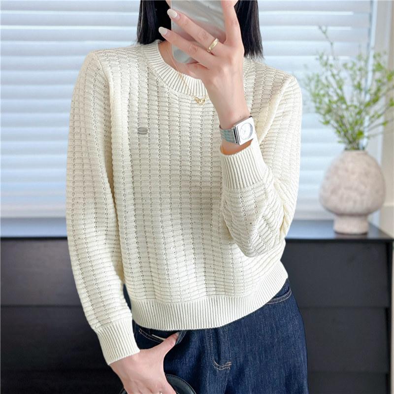 Women Autumn Winter Loose Knitted Sweater Soft Warm Long Sleeve Solid Color Casual Oversized Pullover Daily Streetwear Tops