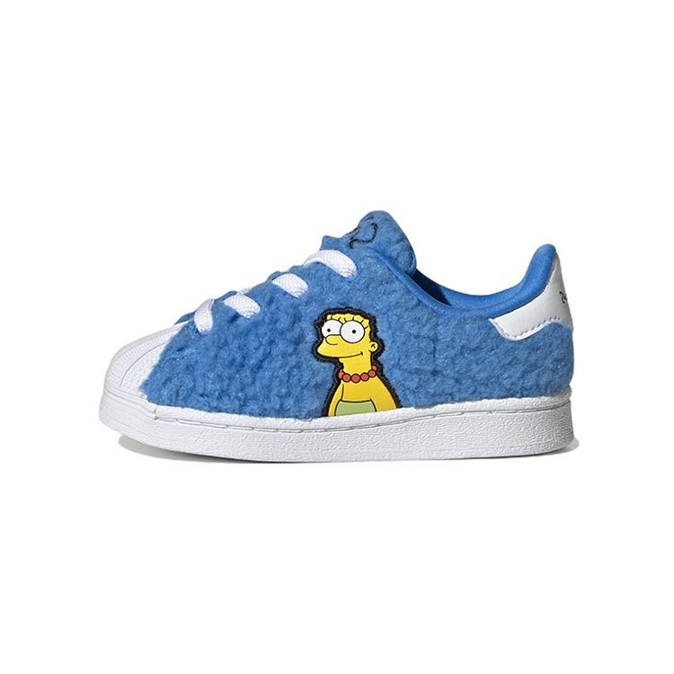 The Simpsons x adidas Superstar Infant Мардж Симпсон Детские кроссовки Синий Облачно-белый Основной черный GZ1772