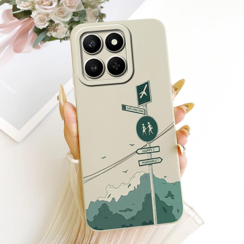 Чехол для Honor X7d LGN-NX1 Милый Кот Астронавт Расписная Крышка Мягкий ТПУ Чехол для Телефона Для Honor 400 Smart HonorX7d 5G Задняя Крышка Coque