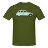 Citroen 2cv Retro Art Moistureabsorbing And Breathable Tshirt Retro Trendy Brand Everyday Versatility Short Sleeve