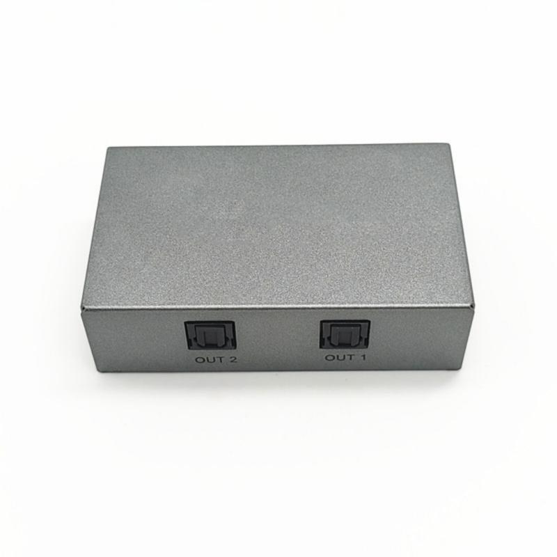 Оптический аудио-разветвитель Toslink от Optical Audios Цифровой оптический разветвитель Поддержка нескольких форматов для домашнего кинотеатра Игровых консолей