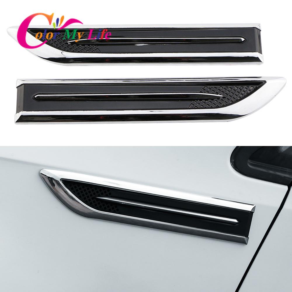 Color My Life 2 шт./компл. ABS боковые декоративные наклейки для Volkswagen VW Golf 7 MK7 7,5 MK7.5 Golf7 2013- 