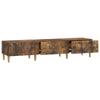 TV Stand 147 x 34.5 x 30 cm Smoked Oak Engineered Wood