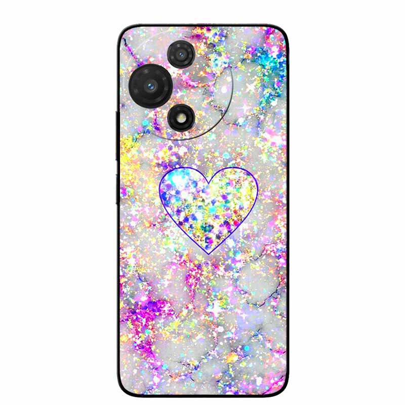 Funda For TCL 60 R 5G T519H Case Marble Painted Silicone Back Cover Cases For TCL 60R Soft Black TPU Funda TCL60R 5G Lion Coques