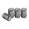 AGLNX1 4Pcs Car Wheel Tire Valve Caps Aluminum Alloy Dust Covers Accessories For VW GTI Polo Golf Passat Tiguan ID.3 T-ROC Arteon Jetta