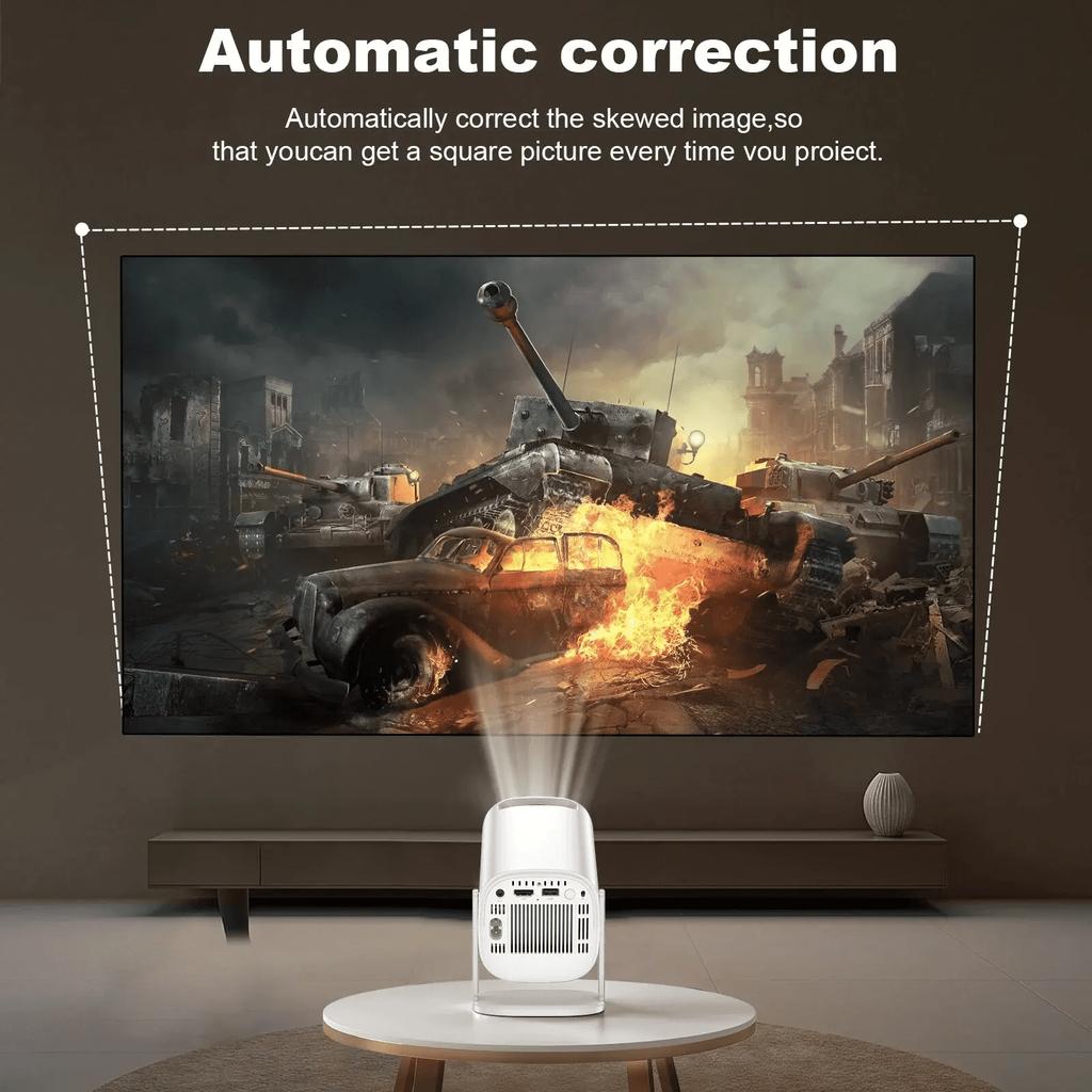 P30 Smart Mini Projector Android 11 WiFi 6 Поддержка 4K 1080P BT5.0 Проектор 1208*720P Портативный карманный проектор для домашнего кинотеатра