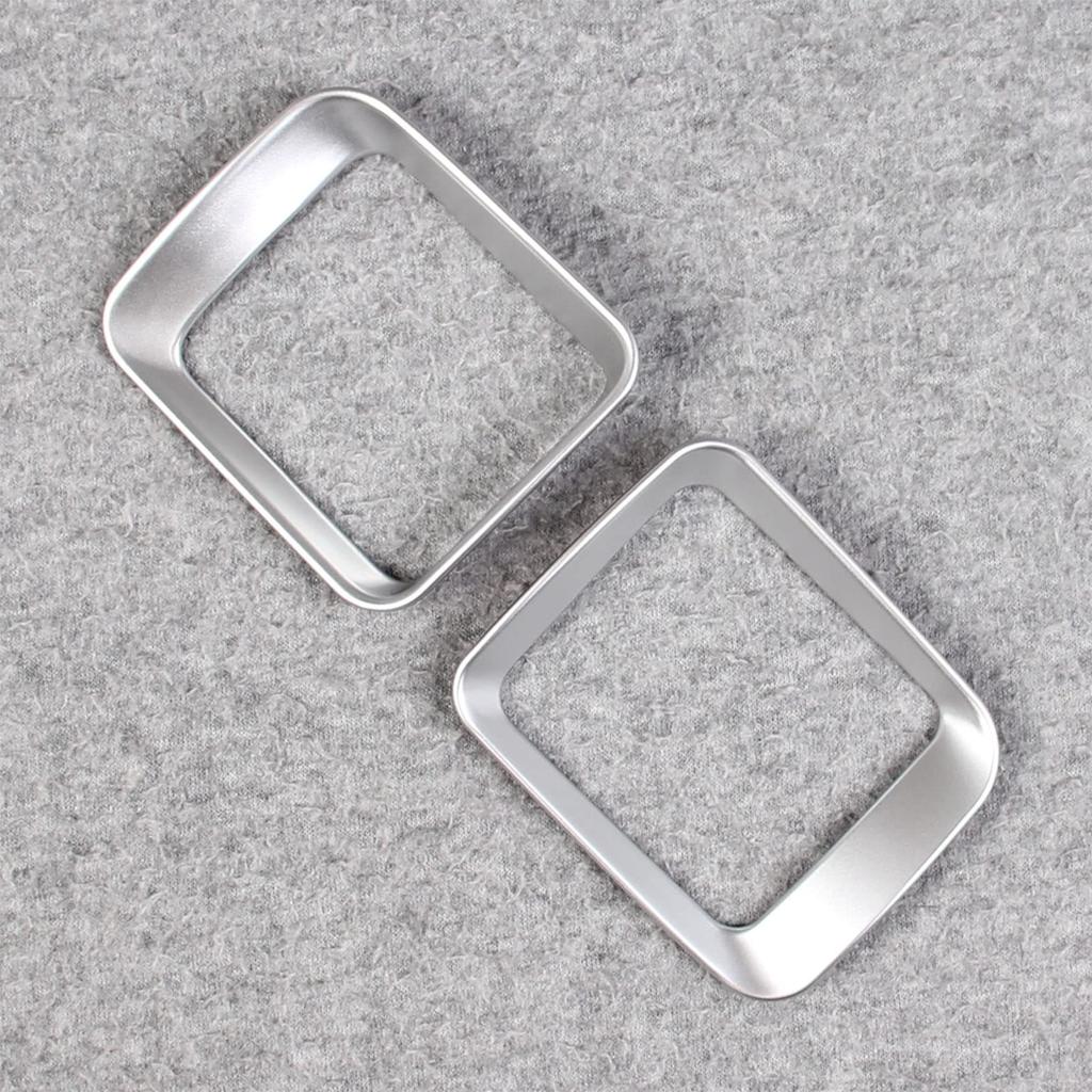 RUIQ Front Air Conditioning Vent Ring Garnish Panel for the New Daihatsu Atrai S700V/S710V (Satin Silver)