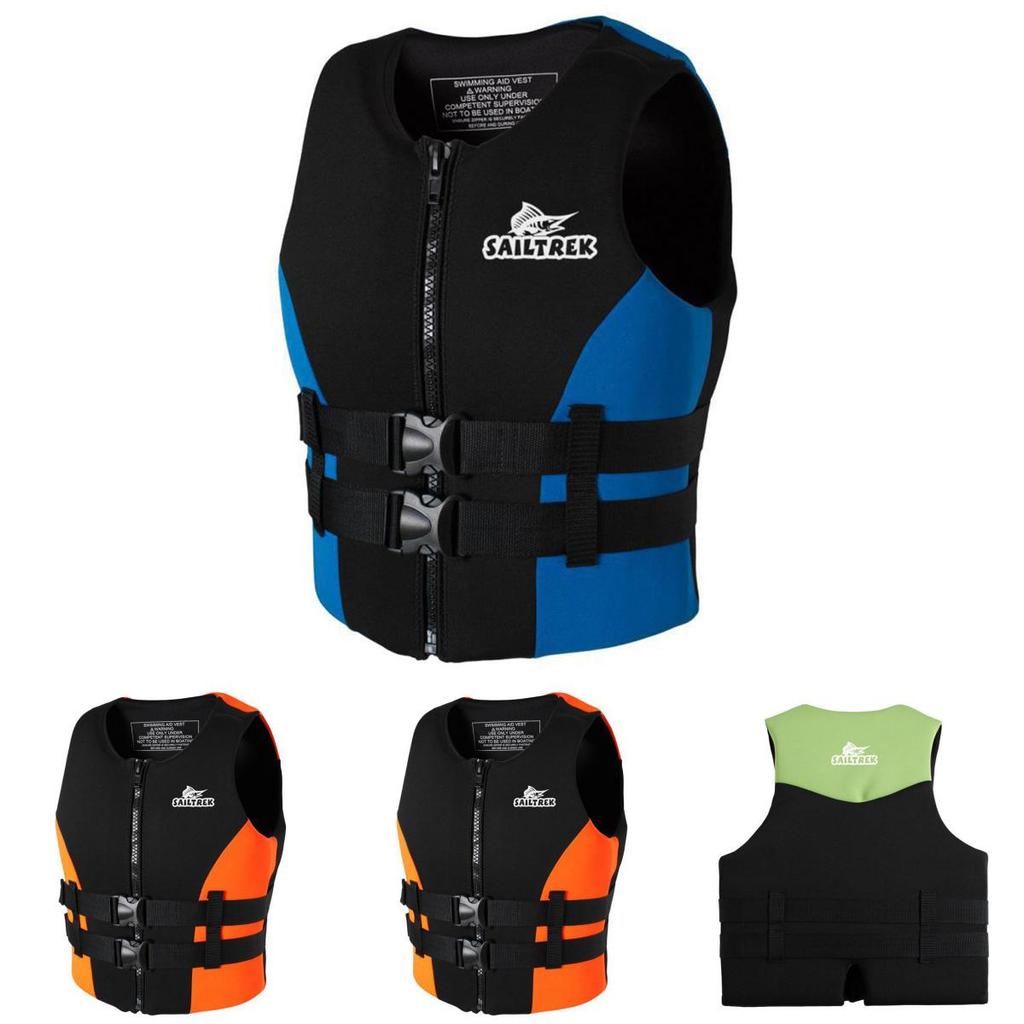 Премиальный взрослый спасательный жилет с регулируемым поясом и пеной плавучести для водных видов спорта