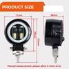 3Inch Universal Motorcycle Headlight Led Fog Mini Spot Lights Angel Eyes 20W Lenses for Scooter Atv Moto Accessories Lamp.