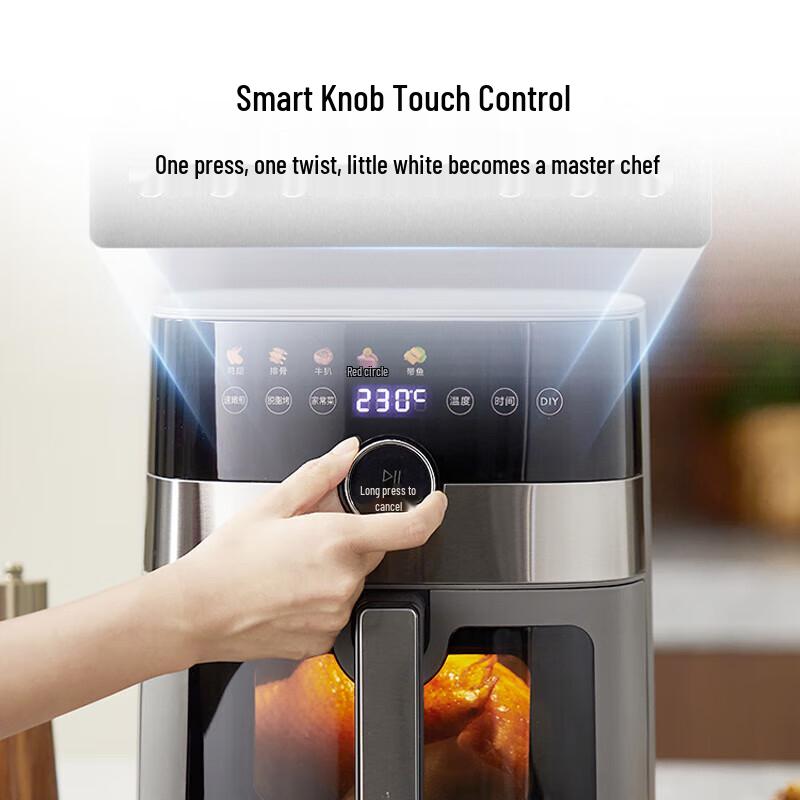 Midea 6.5L Visual Air Fryer CN plug (adapter included)
