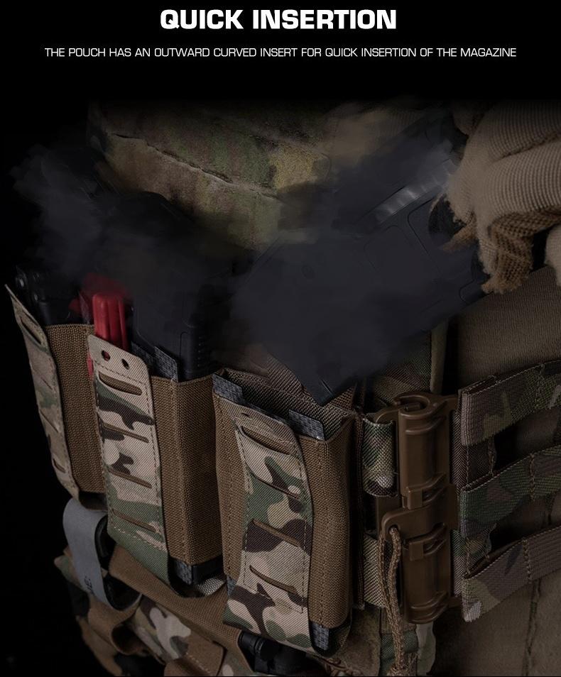 Однозвенная многофункциональная сумка для хранения магазинов 5.56 с веревочной ручкой, комбинированные аксессуары, аксессуары для наружного снаряжения