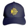 Camino de Santiago Symbol Large Yellow Scallop Shell Baseball Cap hiking hat Beach Military Cap Unisex New Hat Boy Child Womens