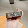 Гаргулья Цветок Стразы Линза Чехол Жесткий Покрытый Электролизом для iPhone 17 и 16 Pro Max