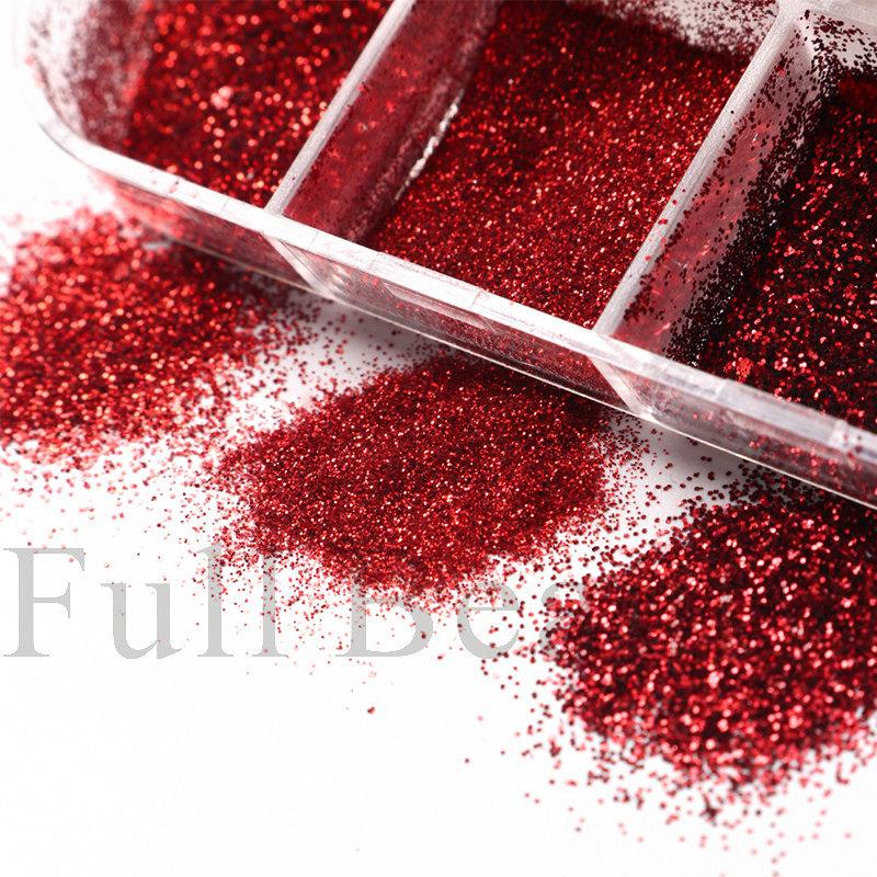 Nail Sequins 12 Romantic Valentine's Day Glitter Pink Love Sequins Boxed Nail Sequins