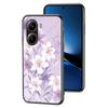 For Xiaomi Redmi Turbo 4 5G Case Floral Pattern TPU+Tempered Glass Protective Phone Cover