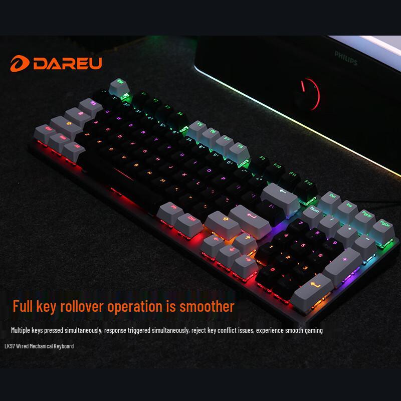 Проводная механическая игровая клавиатура Dareu LK97 с 97 клавишами