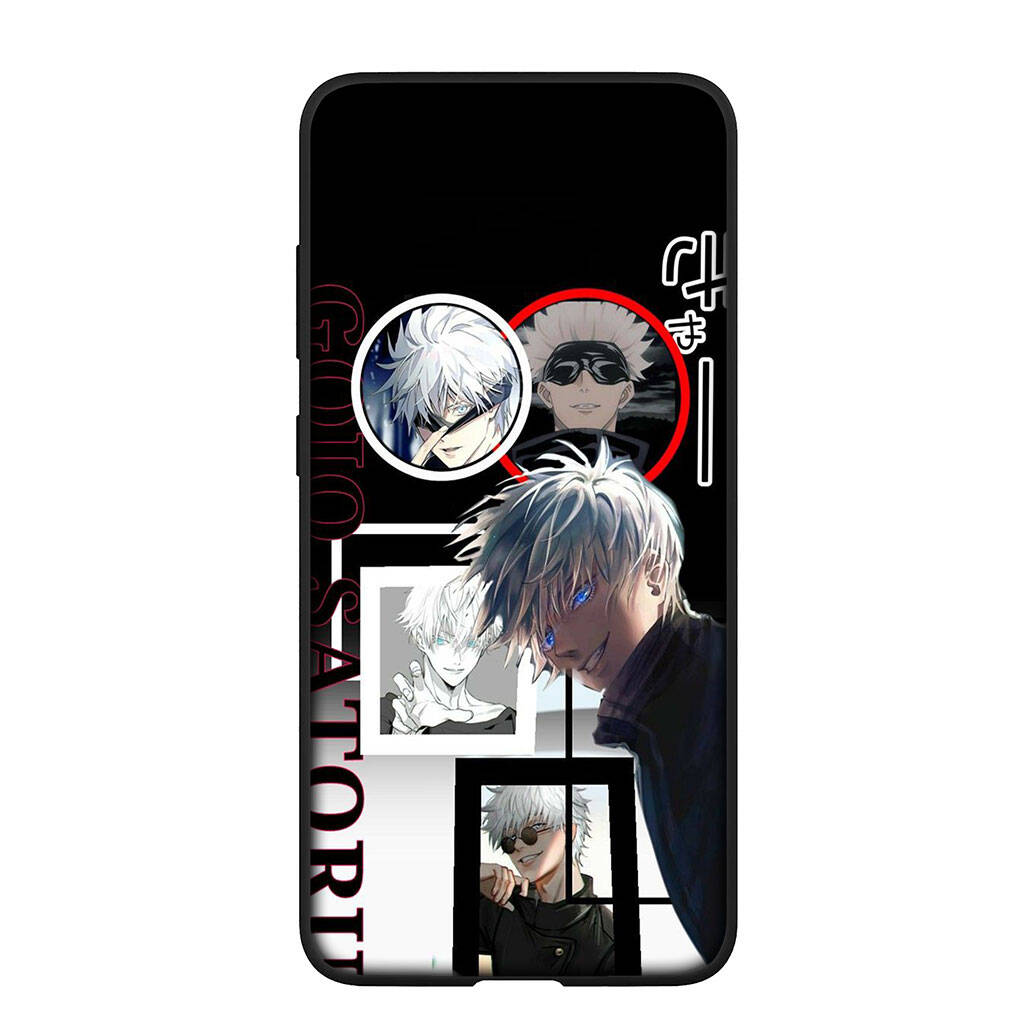 Phone Case for Samsung Galaxy S25 S23 S22 S24 Ultra FE A05 A06 A15 A16 A36 A37 A35 A54 A55 A56 A57 A25 A26 A53 Gojo Satoru Jujutsu Kaisen Cute Cover