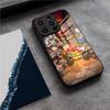 Аниме D-Dungeon Meshi Чехол для телефона Для iPhone 17 Pro Max 15 Pro 16 14 Plus 12 13 Mini 11 Pro Ударопрочный Стеклянный Чехол