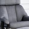 Relax Chair with Stool, Rotatable TV Chair with Oscillating Massage, Reclining Function, Massage Chair with Side Pocket