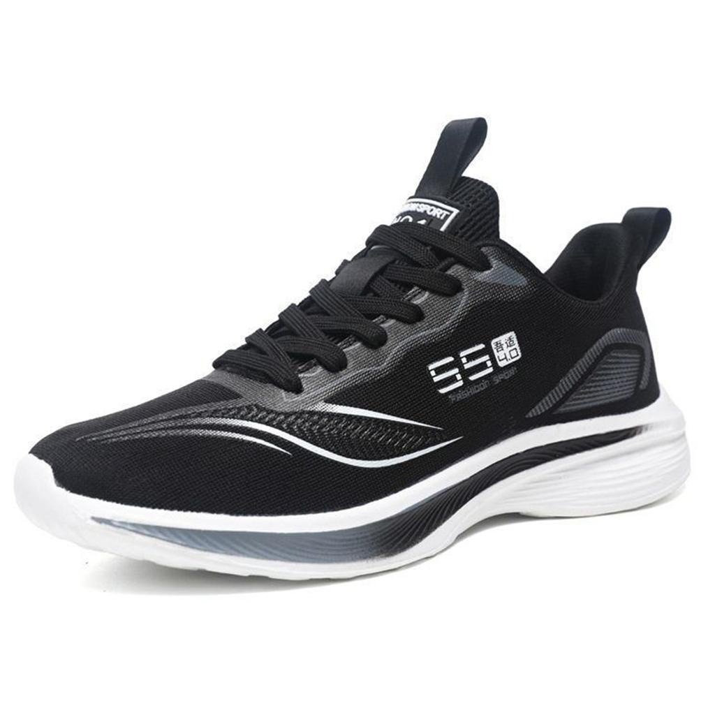 Мужские кроссовки для бега Сетчатые дышащие Повседневные мужские кроссовки Легкие Мягкие Толстая подошва Спортивные Для ходьбы Бега трусцой Фитнеса Кроссовки Размер 39-46