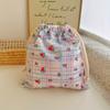 Cute countryside animal drawstring pouch, multi-purpose for cosmetics, snacks and travel storage, a nice gift for both genders.