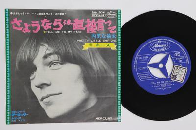 7-дюймовая пластинка KEITH Tell Me To My Face Pretty Little SM1034 MERCURY Япония Рок Б/у