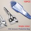 10pcs PVC Disposable Scissors Bag Waterproof Sharpening Tool Protection  Tool Protection