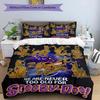 3pcs Duvet Cover Set (1*Duvet Cover + 2*Pillowcase, Without Core), Scooby Print Bedding Set, Bedroom Decor, All‑Season, Birthday Gift