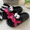 Fashion Platform Slippers Women Home Flats Cute Cartoon Designer Shoes House Summer Funny Casual Slippers New Fashion Footwear Open Toe