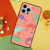 Dinosaur Collage Phone Case For iPhone 17 Pro Max16 15 14 13 11 12 Pro Max Plus 12 13 Mini 16e 17 Air Cover