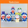 Pvc Model Doraemon Pack With Assembly For Office Desk Decor And Gift Giving
