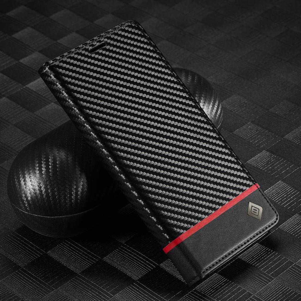 Чехол из кожи с карбоновым волокном для Xiaomi Mi 13T 14T 12T 11T Pro 13TPro 12TPro 11TPro 5G Бизнес-чехол-книжка с отделением для карт и кошельком
