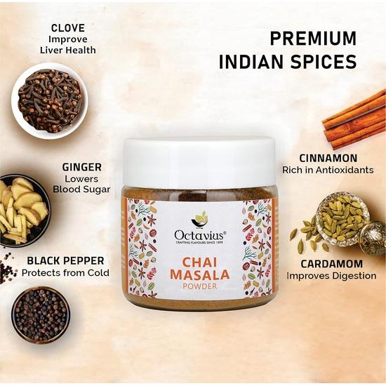 Octavius Chai Masala Powder 75Gms (Pack of 2)