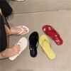 Small Flat Heel Flip-flop Shoes Women's Shoes 2025 New Summer Wear Sandals Toe Sandals Versatile
